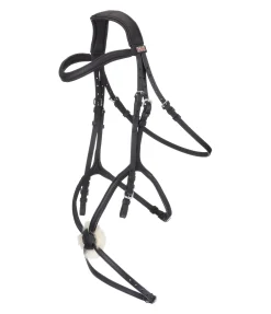 Bridon avec muserolle croisée Diabolo