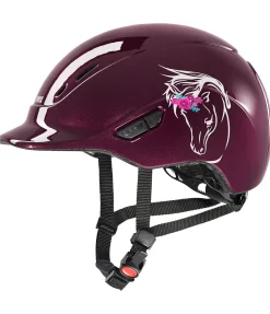 Casque d'équitation enfant kidoxx flower