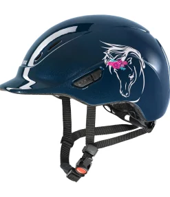 Casque d'équitation enfant kidoxx flower