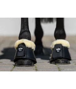 Cloches avec véritable fourrure d'agneau