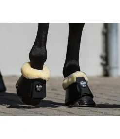 Cloches avec véritable fourrure d'agneau