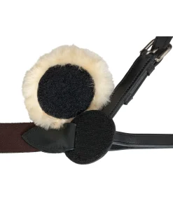Collier de chasse avec véritable fourrure d'agneau Soft & Comfort