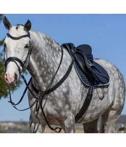Collier de chasse en cuir gras Elastic Professional