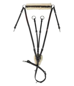 Collier de chasse élastique avec fourrure d'agneau Quick Fit