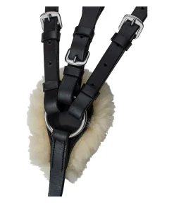 Collier de chasse élastique avec fourrure d'agneau Quick Fit