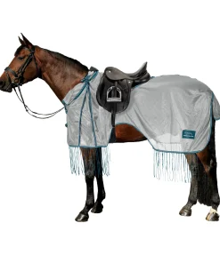 Couvre-reins avec franges Elea