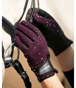 Gants d'équitation d'hiver Glitter