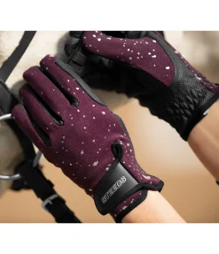 Gants d'équitation d'hiver Glitter