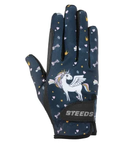 Gants d'équitation d'été enfant Unicorn