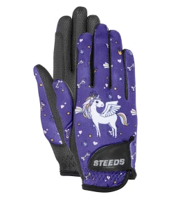 Gants d'équitation d'été enfant Unicorn