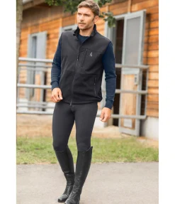 Gilet d'équitation bi-matière pour homme Chicago