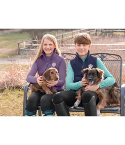 Gilet d'équitation en polaire enfant Magali