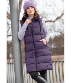 Gilet d'équitation matelassé long Amber