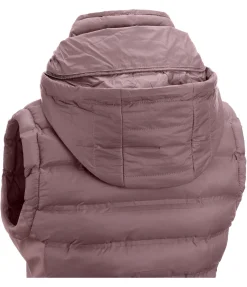 Gilet d'équitation softshell bi-matière à capuche Jessy