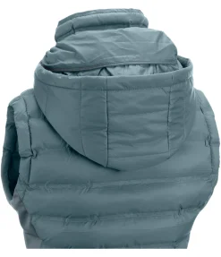 Gilet d'équitation softshell bi-matière à capuche Jessy