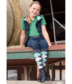 Gilet d'équitation stretch bi-matière Enfant Hedi