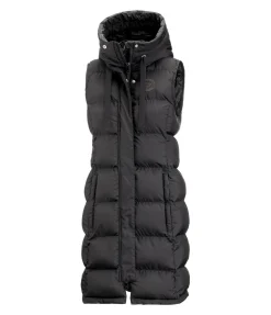 Gilet long à capuche Clara