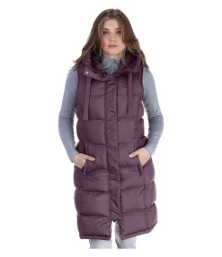 Gilet long à capuche Clara