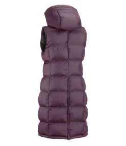 Gilet long à capuche Clara