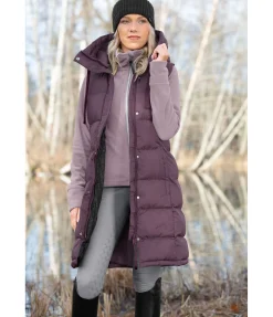 Gilet long à capuche Clara