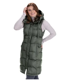 Gilet long à capuche Clara