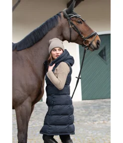 Gilet long à capuche Clara