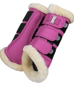 Guêtres de dressage en polaire Teddy Essential (postérieurs)