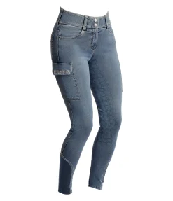 Jeans d'équitation grip taille haute Laura