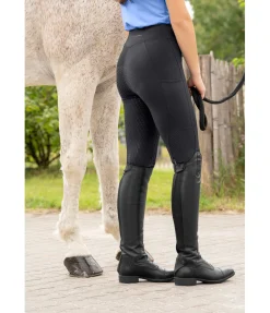 Legging d'équitation à fond intégral grip enfant Laser Cut