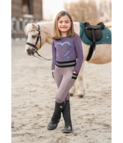 Legging d'équitation à fond intégral grip enfant Aurelie