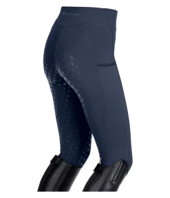 Legging d'équitation à fond intégral grip enfant Laser Cut