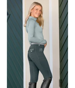 Legging d'équitation à fond intégral grip Malena