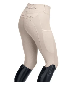Legging d'équitation d'été à fond intégral grip Marina-Mesh