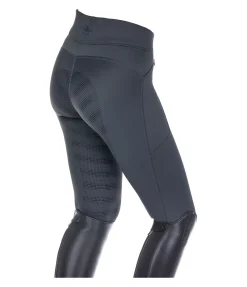 Legging d'équitation taille haute thermique à fond intégral grip enfant Lima