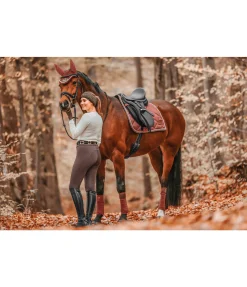 Legging d'équitation thermique à fond intégral grip Kassandra