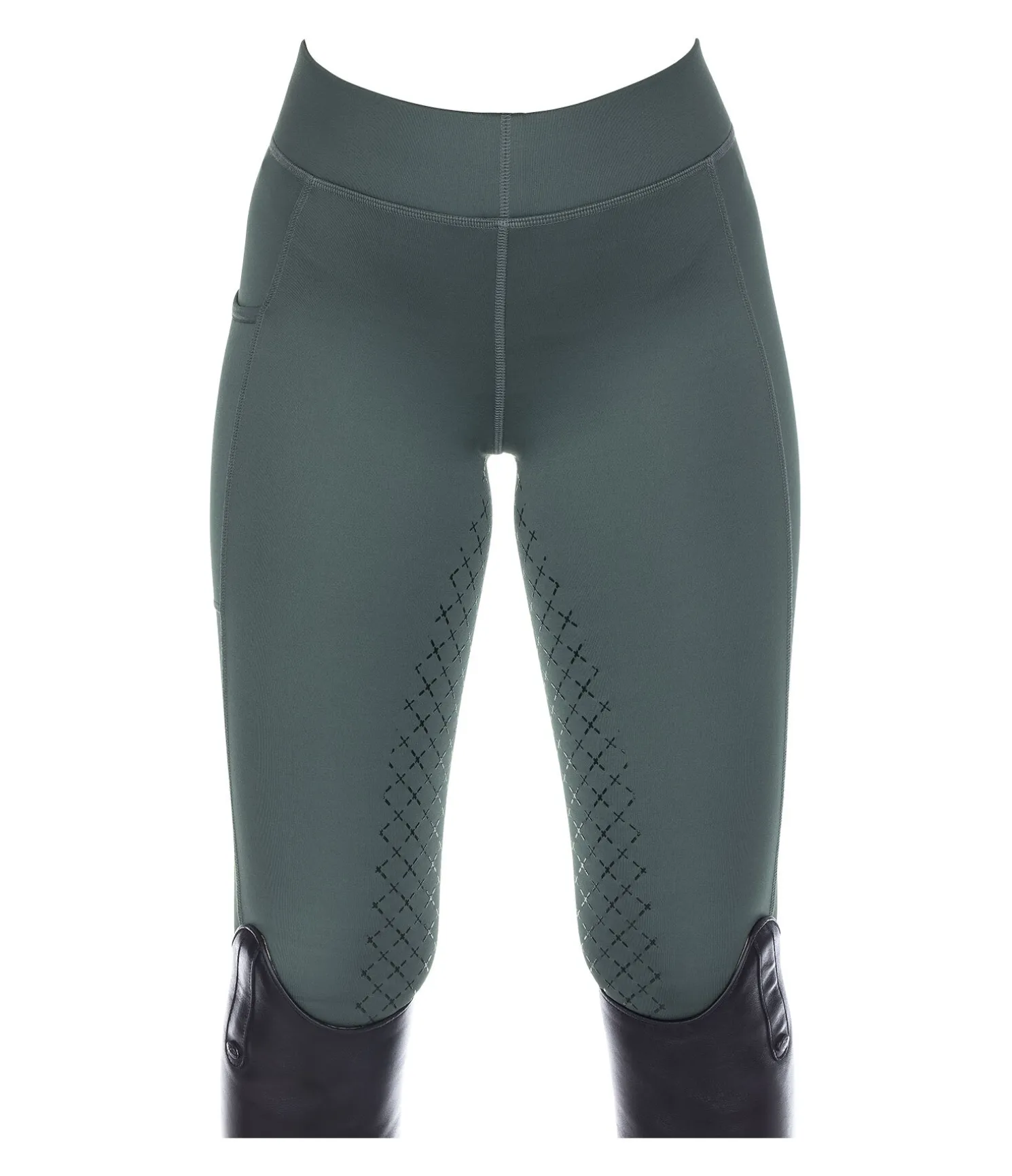 Legging d'équitation thermique à fond intégral enfant Lene II