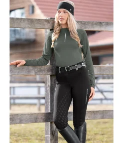 Legging d'équitation thermique avec fond intégral grip Juliette
