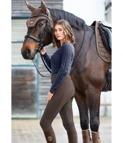Legging d'équitation thermique à fond intégral Grip Hermine