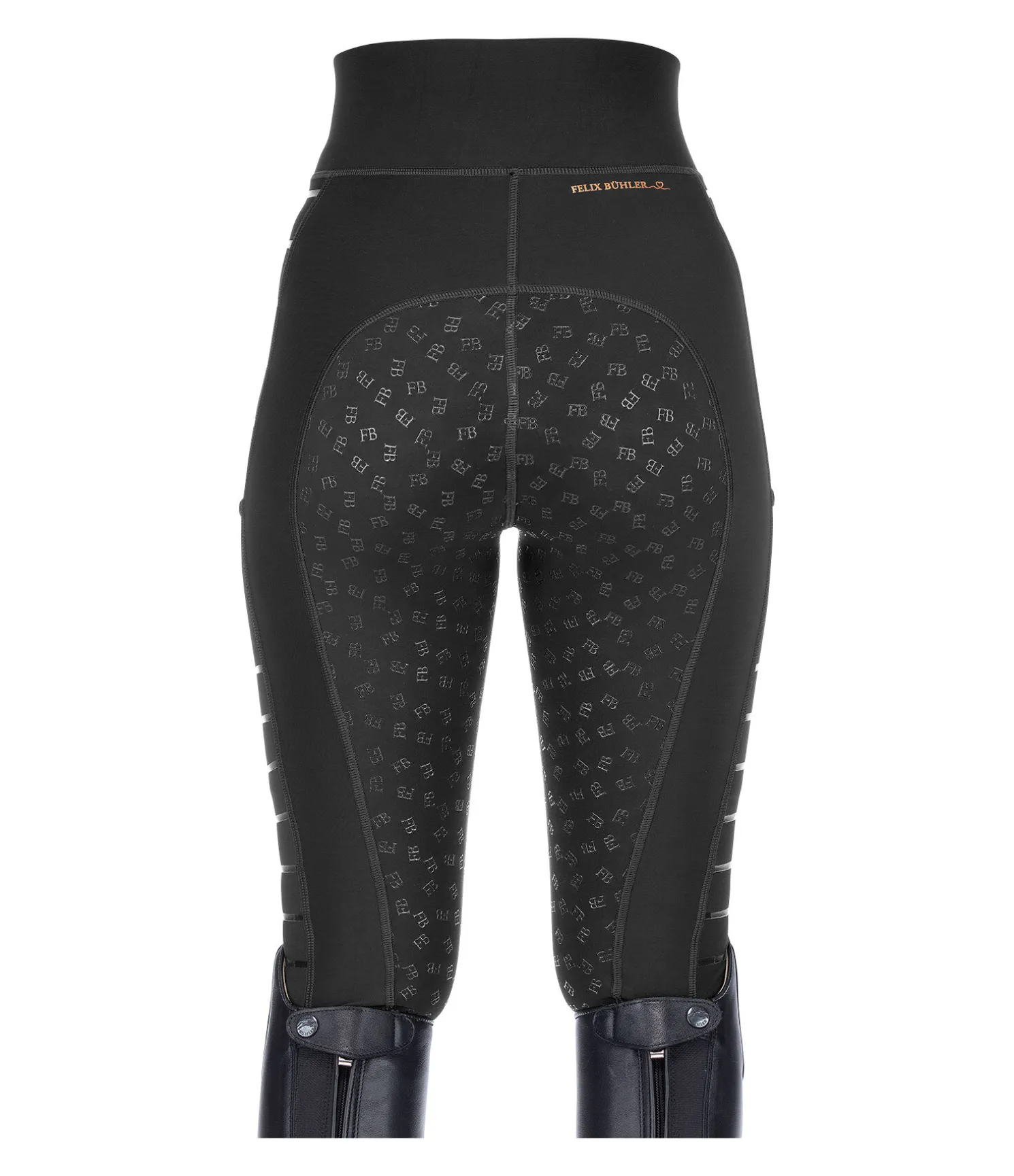 Legging d'équitation thermique à fond intégral grip enfant