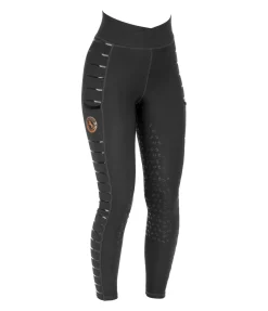 Legging d'équitation thermique à fond intégral grip enfant