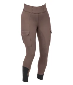 Legging d'équitation thermique à fond intégral grip Amber