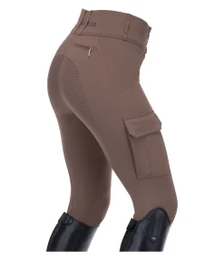 Legging d'équitation thermique à fond intégral grip Amber