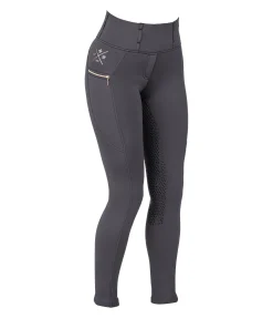 Legging d'équitation thermique à fond intégral grip Kassandra