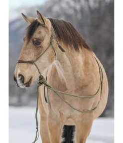 Licol à noeuds avec rênes Mecate Merano