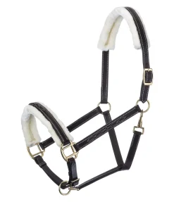 Licol en cuir avec polaire Teddy Stitch