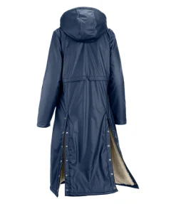 Manteau de pluie long à capuche doublé en fourrure Teddy Paris