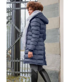 Manteau d'équitation matelassé à capuche Minou