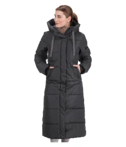 Manteau d'équitation matelassé à capuche Anne