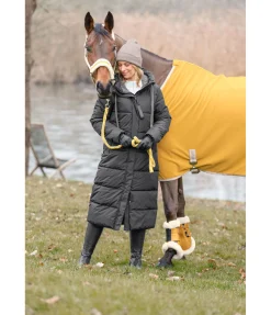 Manteau d'équitation matelassé à capuche Anne