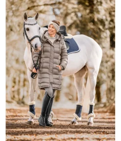 Manteau d'équitation matelassé à capuche Minou